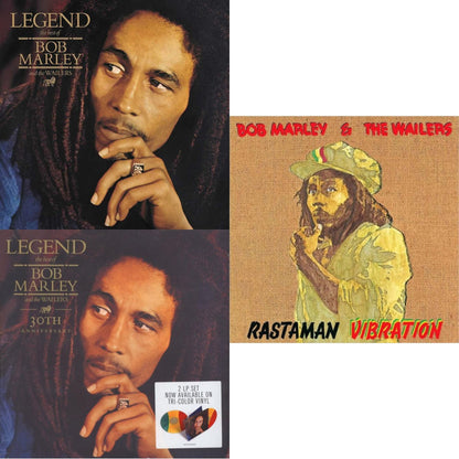 Legend - The Best Of Bob Marley & The Wailers (2LP) & Legend (30Th Anniversary) & Rastaman Vibration