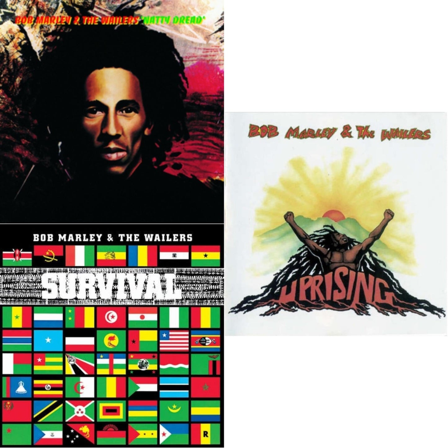 Natty Dread (180G) & Survival (180G) & Uprising