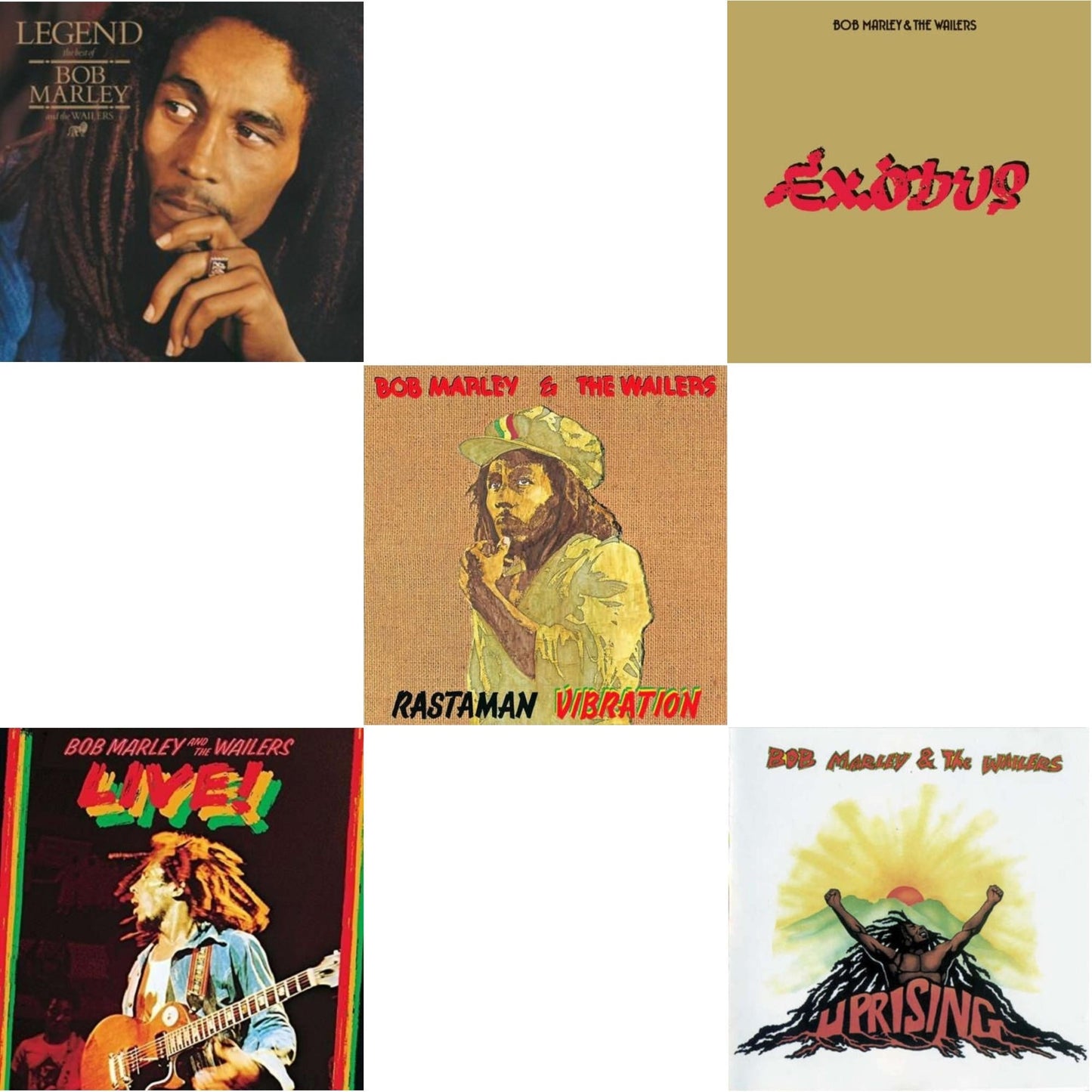 Legend & Live (180G) & Rastaman Vibration & Exodus & Uprising