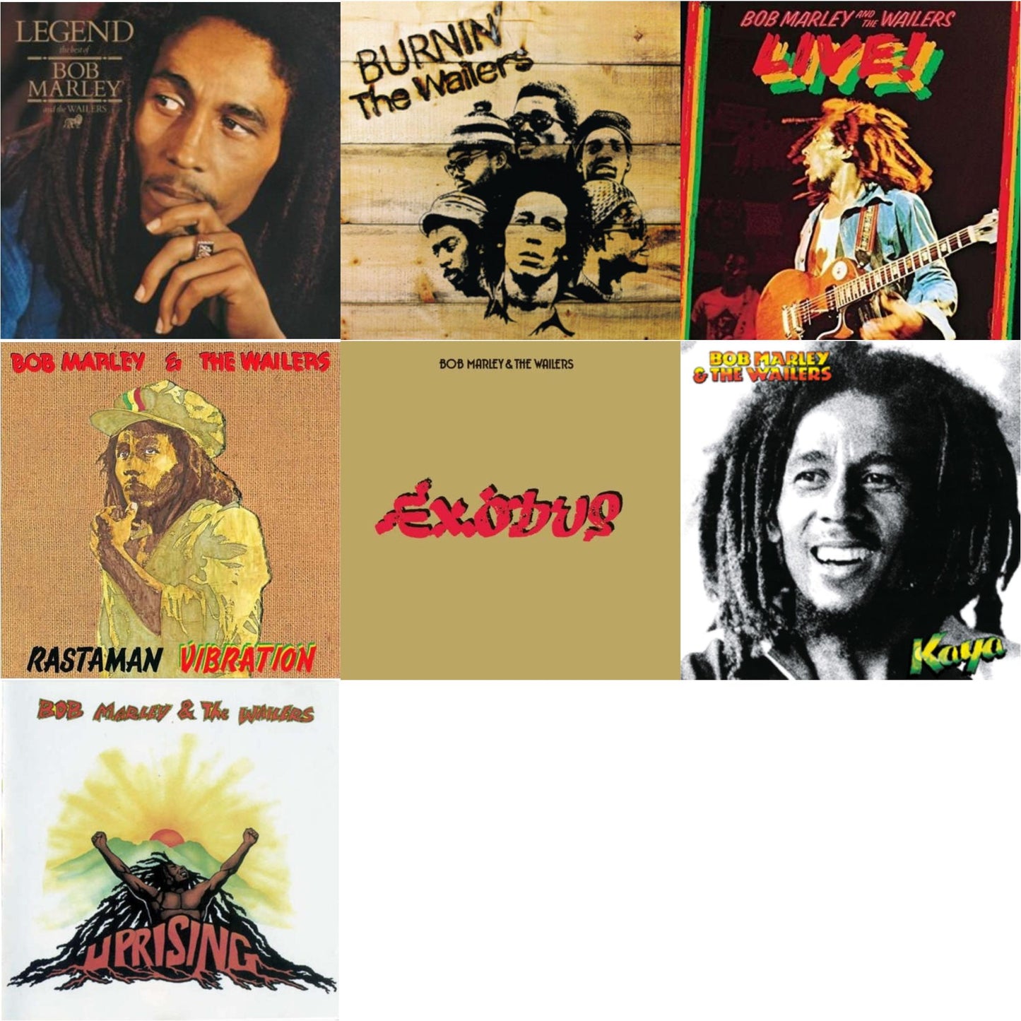 Legend & Burnin (180G) & Live (180G) & Rastaman Vibration & Exodus & Kaya & Uprising