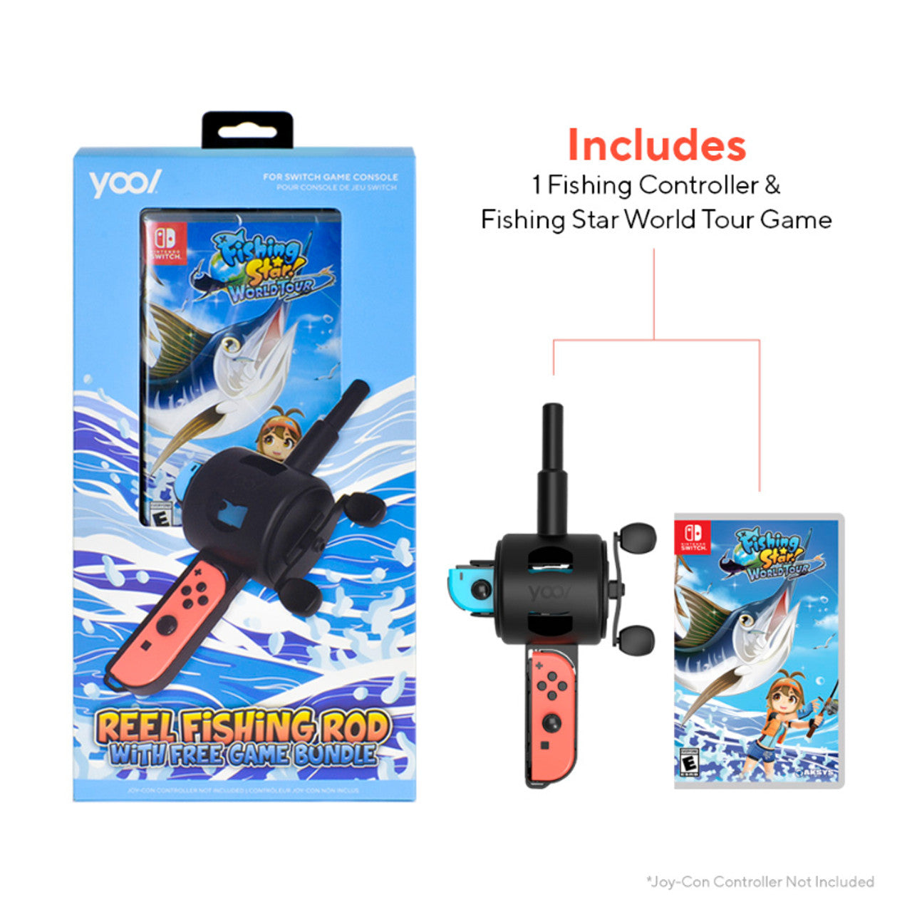 Yool - Fishing Star World Tour Bundle w/ Fishing Rod