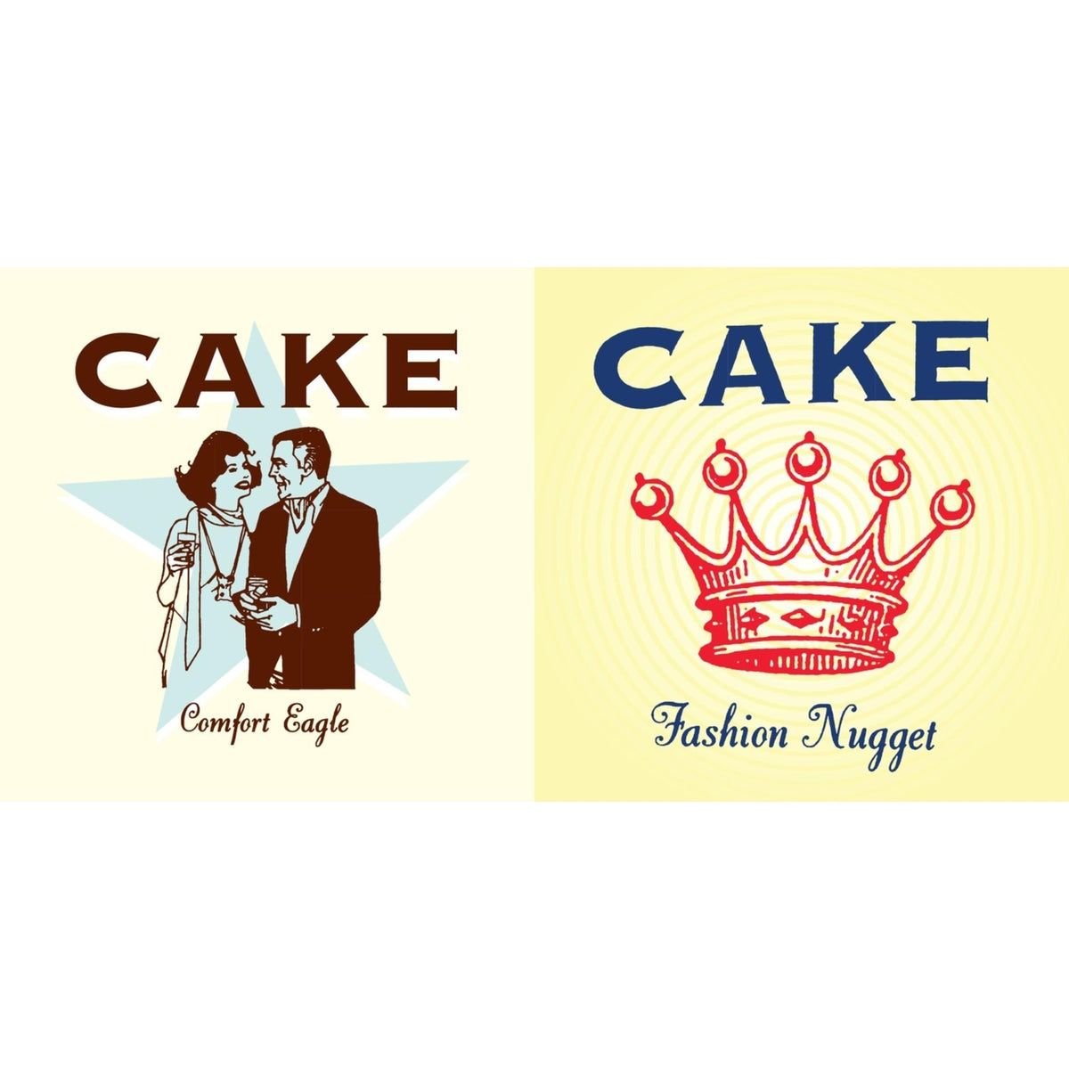 Cake - Fashion Nugget (X) (180G) & Comfort Eagle (180G) - LP Vinyl Bundle