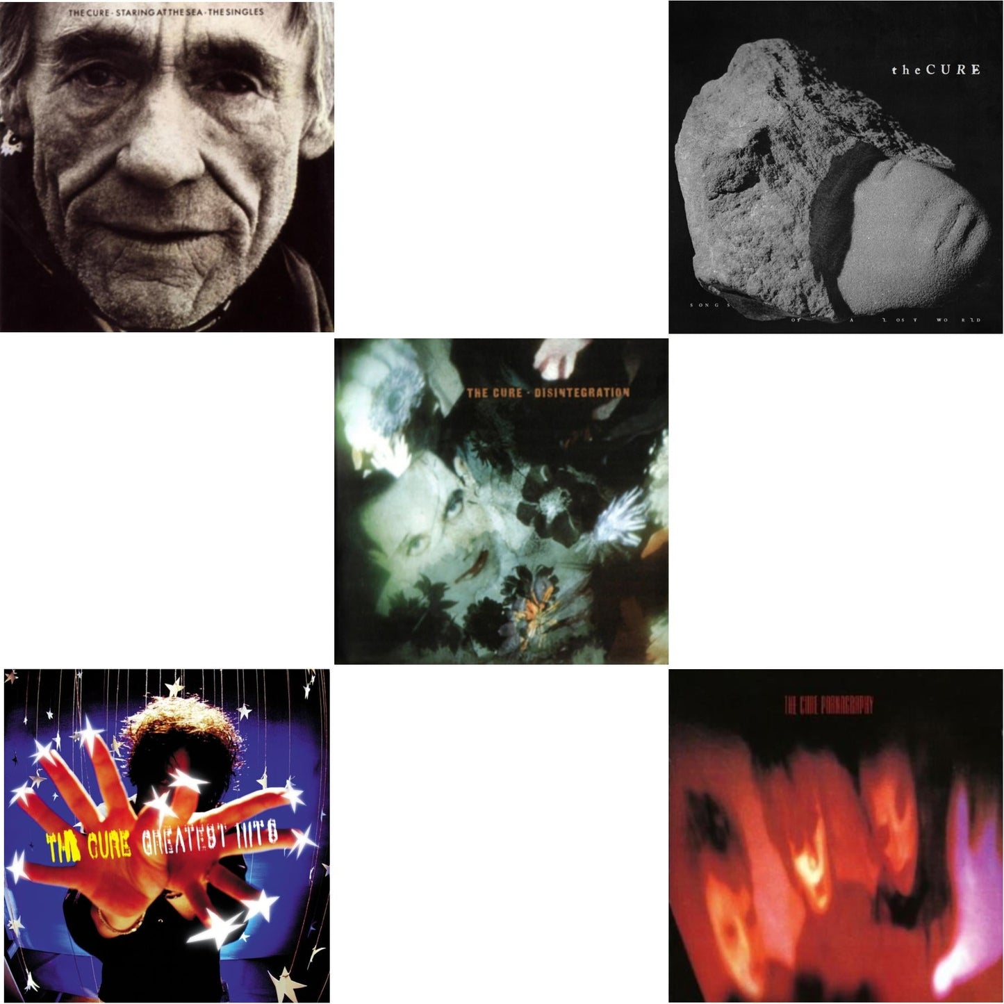 Staring At The Sea: The Singles & Greatest Hits & Disintegration (Remastered) & Songs Of A Lost World & Pornography (Remastered)