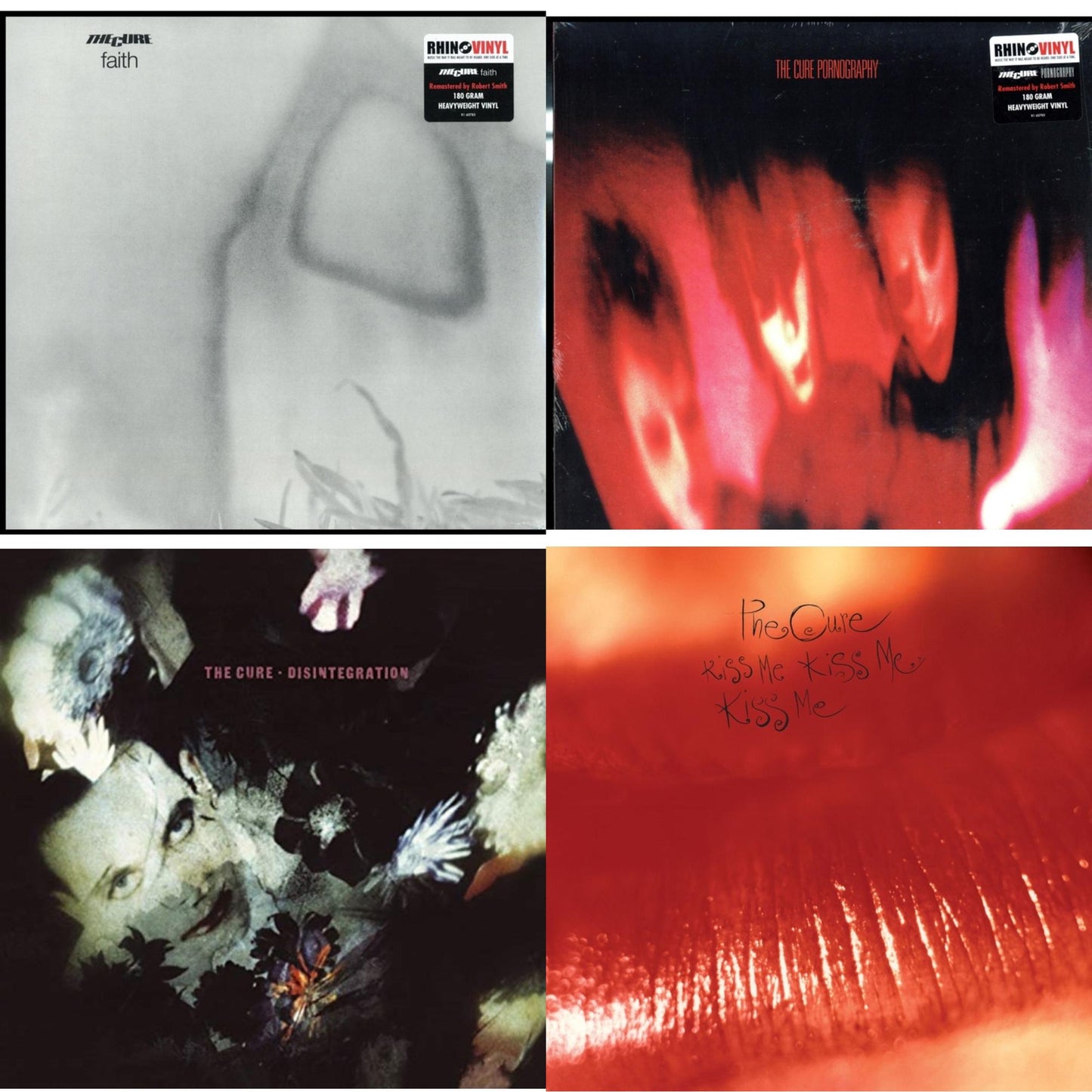 Kiss Me, Kiss Me, Kiss Me (180G) & Pornography (180G) & Faith (180G) & Disintegration