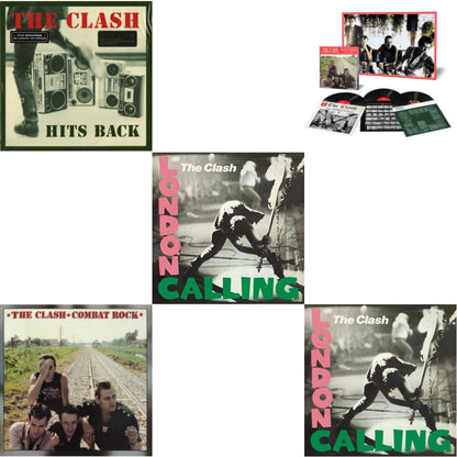This is a 5 LP Vinyl SKU bundle.
1.This LP Vinyl is brand new.Format: LP VinylMusic Style: PunkThis item's title is: Hits Back (180G)Artist: ClashLabel: ColumbiaBarcode: 8718469533572Release Date: 9/9/2013
2.This LP Vinyl is brand new.
