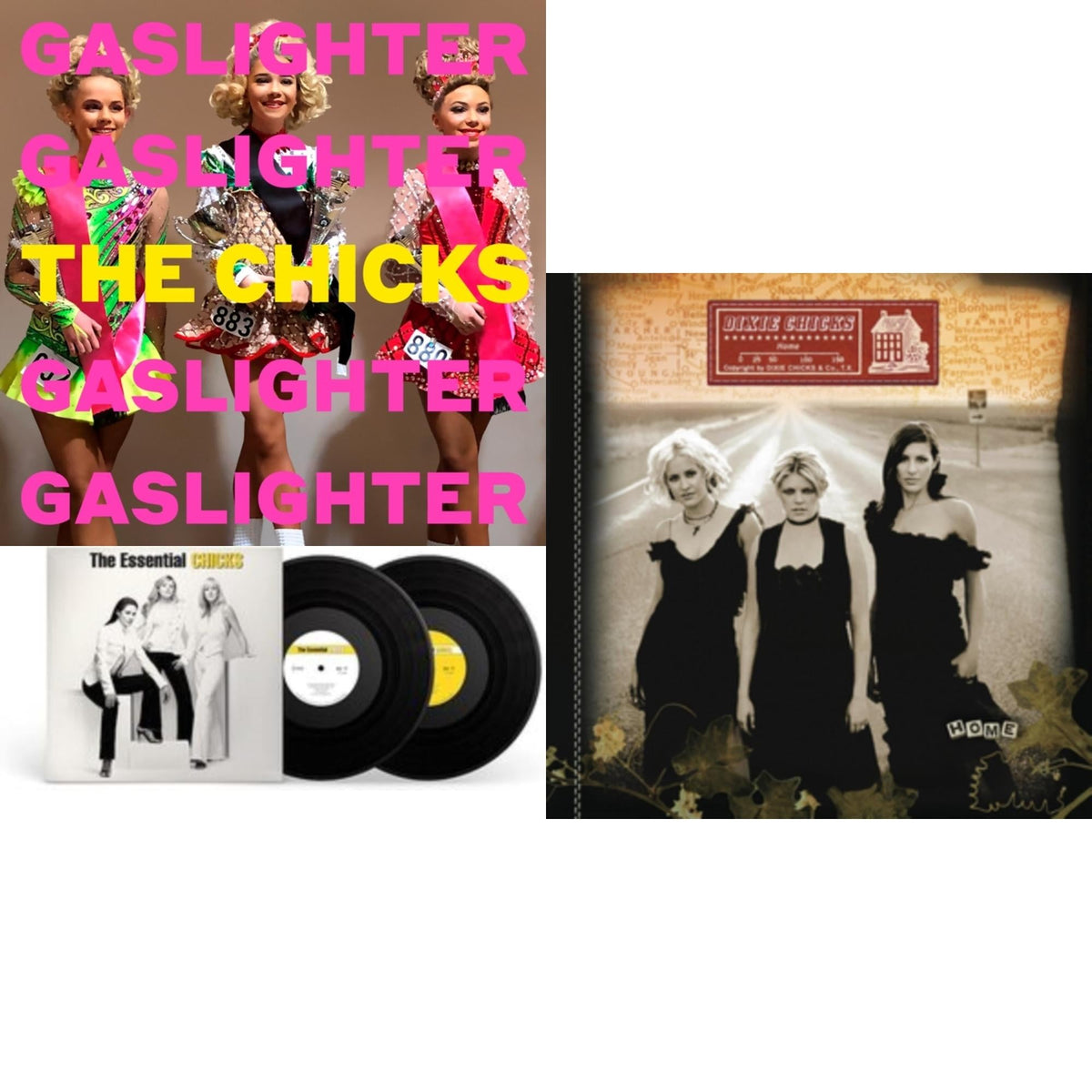 Gaslighter & Essential Chicks (2LP) & Home