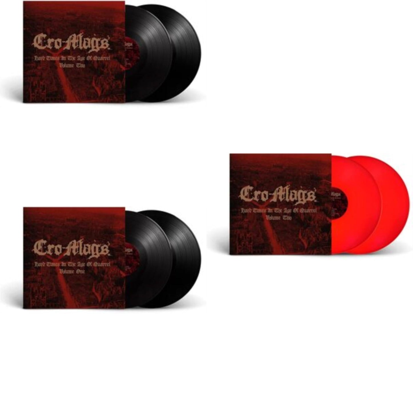 This is a 3 LP Vinyl SKU bundle.
1.This LP Vinyl is brand new.Format: LP VinylMusic Style: HardcoreThis item's title is: Hard Times In The Age Of Quarrel: Vol 2 (2LP)Artist: Cro-MagsLabel: BACK ON BLACKBarcode: 803341543416Release Date: 2/18/2022
2.This LP Vinyl is brand new.