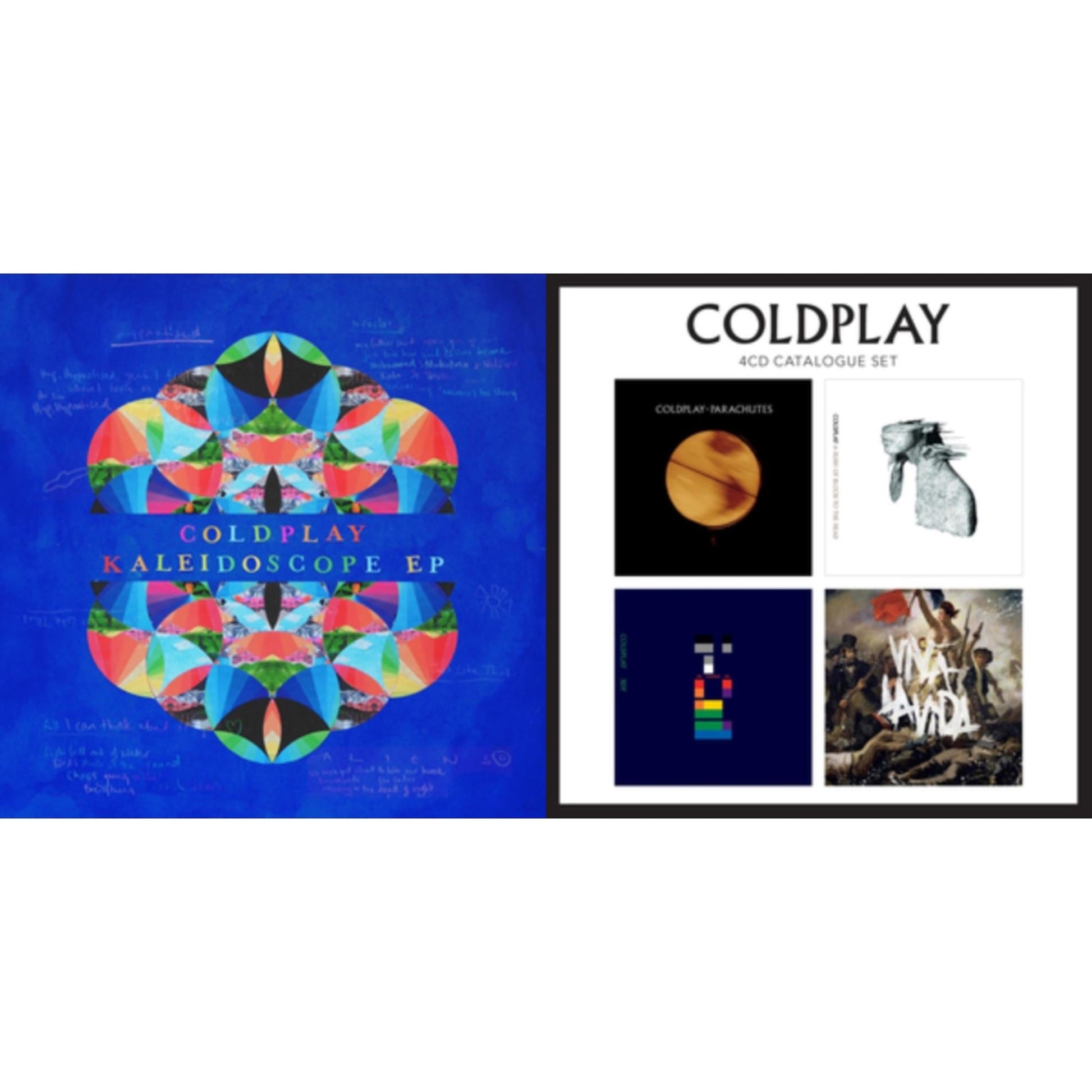 This is a 2 CD SKU bundle.
1.This CD is brand new.Format: CDMusic Style: Alternative RockThis item's title is: Kaleidoscope EpArtist: ColdplayLabel: ATLANTIC/PARLOPHONEBarcode: 190295793531Release Date: 8/4/2017
2.This CD is brand new.