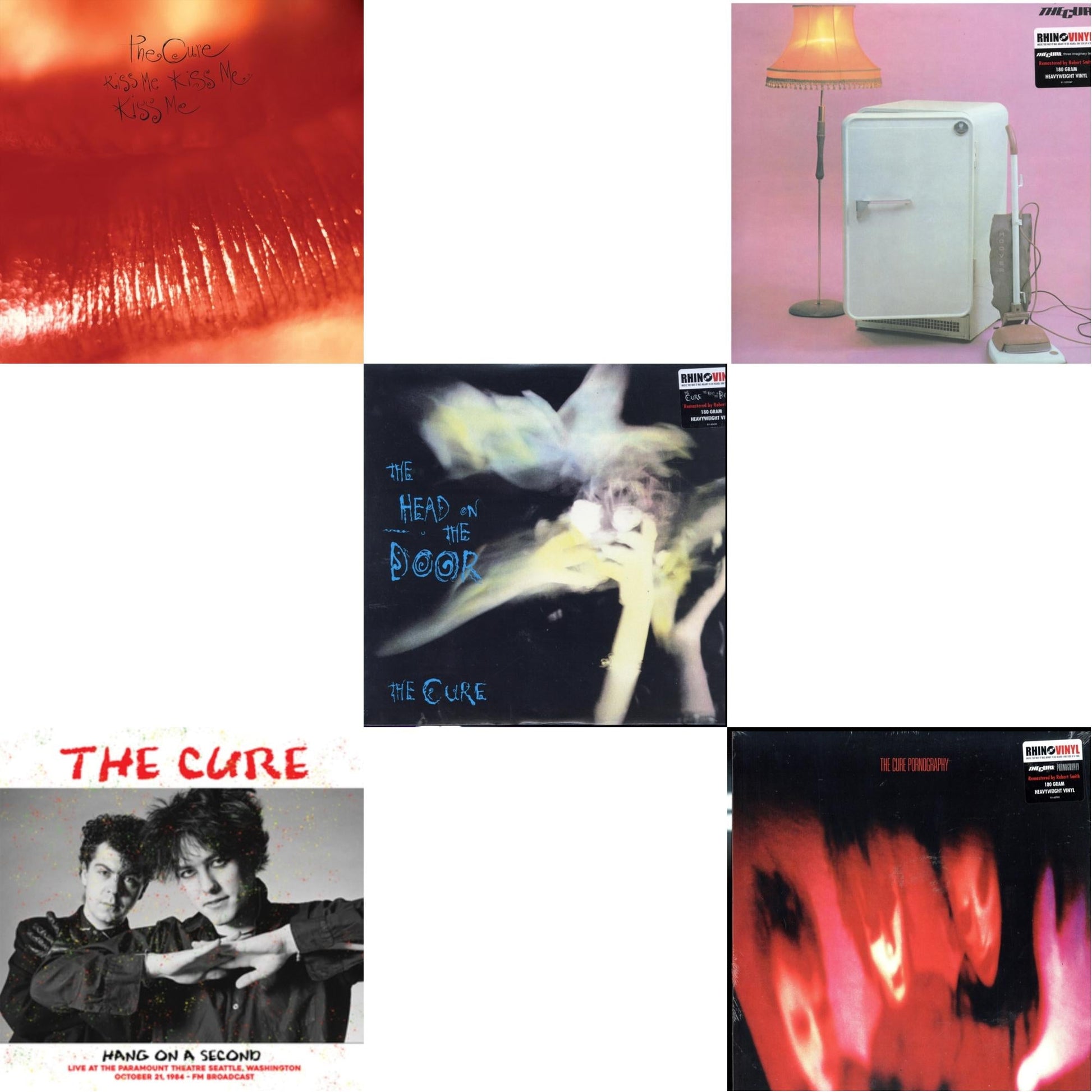 This is a 5 LP Vinyl SKU bundle.
1.This LP Vinyl is brand new.Format: LP VinylMusic Style: Alternative RockThis item's title is: Kiss Me, Kiss Me, Kiss Me (180G)Artist: CureLabel: ELEKTRA CATALOG GROUPBarcode: 081227967451Release Date: 5/13/2016
2.This LP Vinyl is brand new.