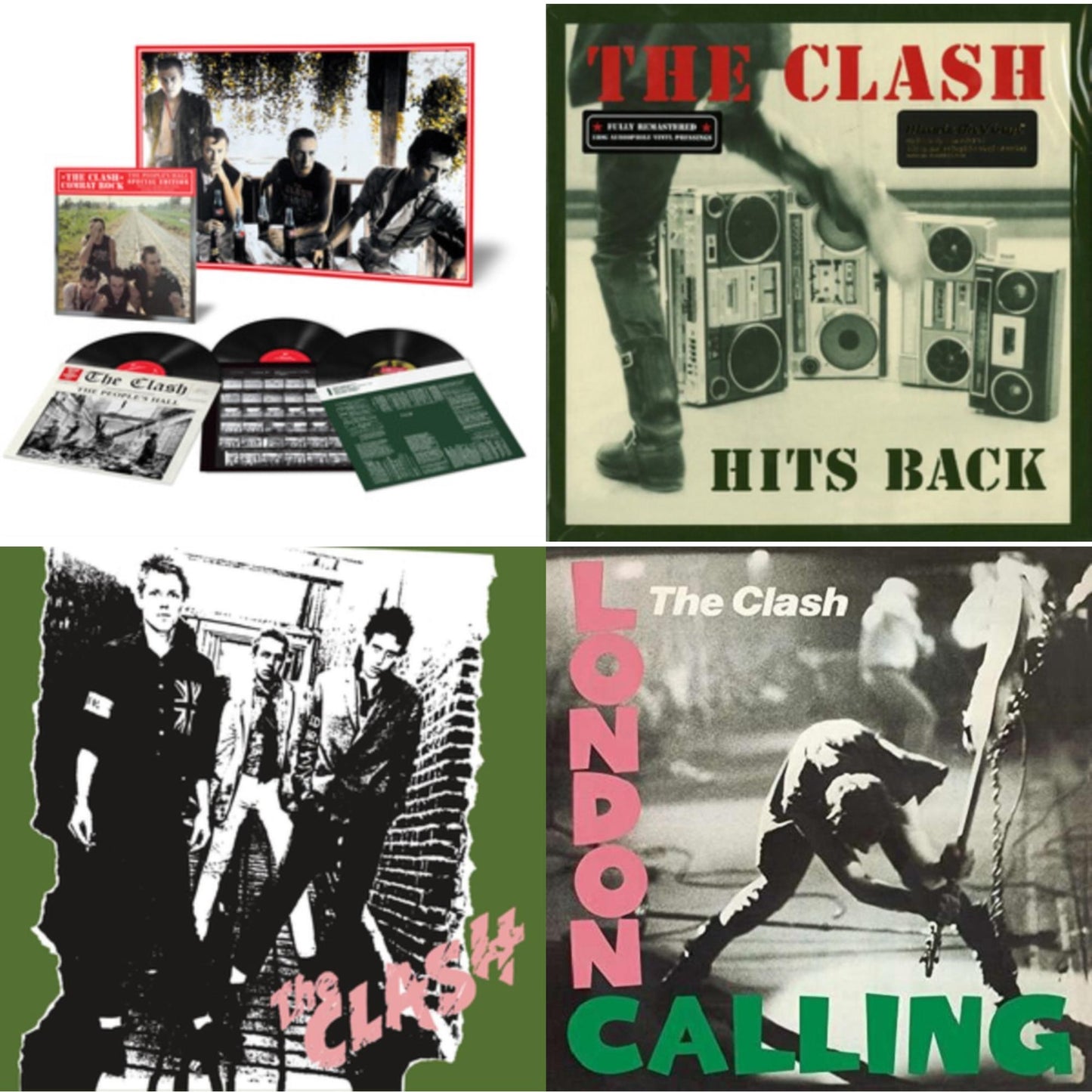 Combat Rock + The People's Hall (Special Edition/3LP/180G) & Hits Back (180G) & Clash (180G/Remastered) & London Calling