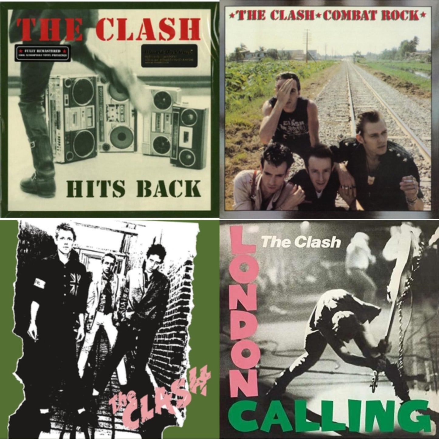Hits Back (180G) & Combat Rock (180G/Remastered) & Clash (180G/Remastered) & London Calling