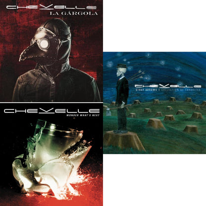 This is a 3 CD SKU bundle.
1.This CD is brand new.Format: CDMusic Style: AbstractThis item's title is: La GargolaArtist: ChevelleLabel: Beelzebub Möger PerduktionsBarcode: 888430362925Release Date: 4/1/2014
2.This CD is brand new.