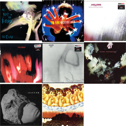 Cure - Head On The Door & Greatest Hits (2LP) & Seventeen Seconds (180G) & Pornography (180G) & Faith (180G) & Disintegration & Songs Of A Lost World (Biovinyl/180G) & Japanese Whispers: The Cure Singles Nov 82:Nov 83 (Clear LP Vinyl/Transclear