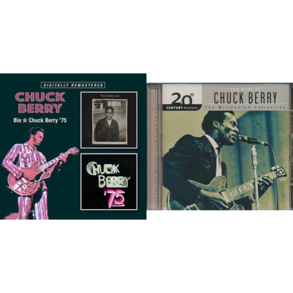 This is a 2 CD SKU bundle.
1.This CD is brand new.Format: CDThis item's title is: Millennium Collection: 20Th Century MastersArtist: Chuck BerryLabel: GEFFENBarcode: 008811194420Release Date: 3/23/1999
2.This CD is brand new.