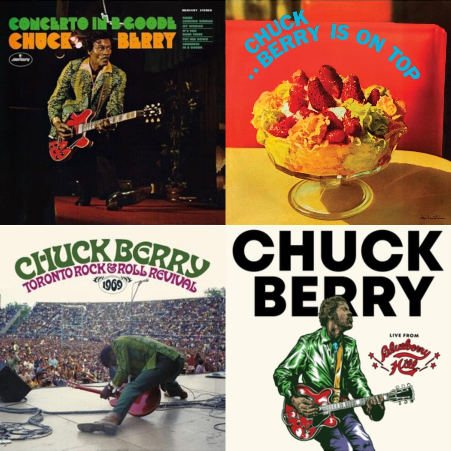This is a 4 LP Vinyl SKU bundle.
1.This LP Vinyl is brand new.Format: LP VinylMusic Style: Rock & RollThis item's title is: Concerto In B GoodeArtist: Chuck BerryLabel: ANAGRAM MUSICBarcode: 8435395503058Release Date: 5/20/2022
2.This LP Vinyl is brand new.