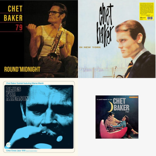 Round Midnight 79 & In New York (Clear LP Vinyl) & Blues For A Reason (Feat. Warne Marsh) & Chet Baker Sings: It Could Happen To You