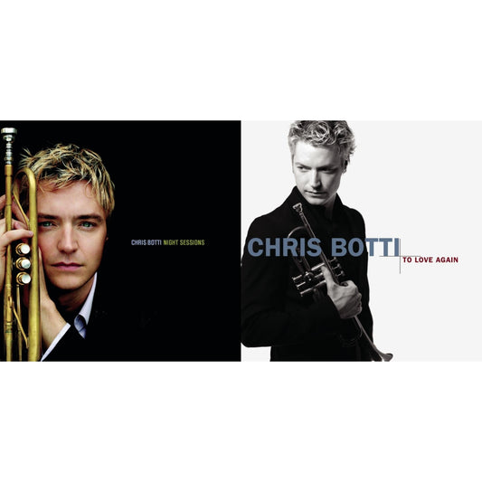 This is a 2 CD SKU bundle.
1.This CD is brand new.Format: CDThis item's title is: Night SessionsArtist: Chris BottiBarcode: 886919808223Release Date: 4/16/2012
2.This CD is brand new.