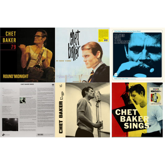 Round Midnight 79 & In New York (Clear LP Vinyl) & Blues For A Reason (Feat. Warne Marsh) & Sings & Chet Baker Sings & Sings (180G/Limited/Yellow LP Vinyl)