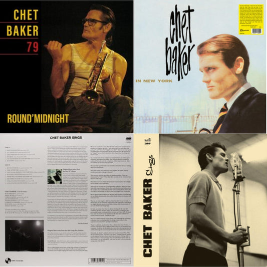 Round Midnight 79 & In New York (Clear LP Vinyl) & Sings & Chet Baker Sings