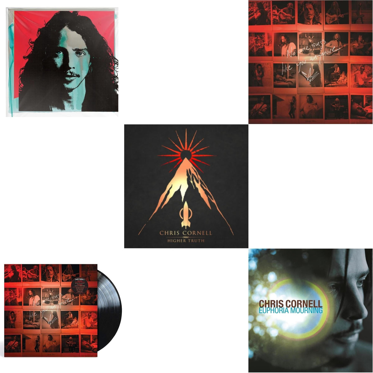 Chris Cornell - No One Sings Like You Anymore & No One Sings Like You Anymore (Picture Disc) & Euphoria Mourning & Higher Truth & Chris Cornell (2LP/180G)