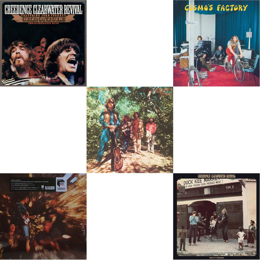Chronicle: 20 Greatest Hits & Bayou Country (180G/Half Speed Master) & Green River (Remastered 2025) (Olive Green LP Vinyl) & Cosmo's Factory (Remastered 2025) (Apple Red LP Vinyl) & Willy And The Poor Boys (Remastered 2025) (Canary Yellow LP Vinyl)
