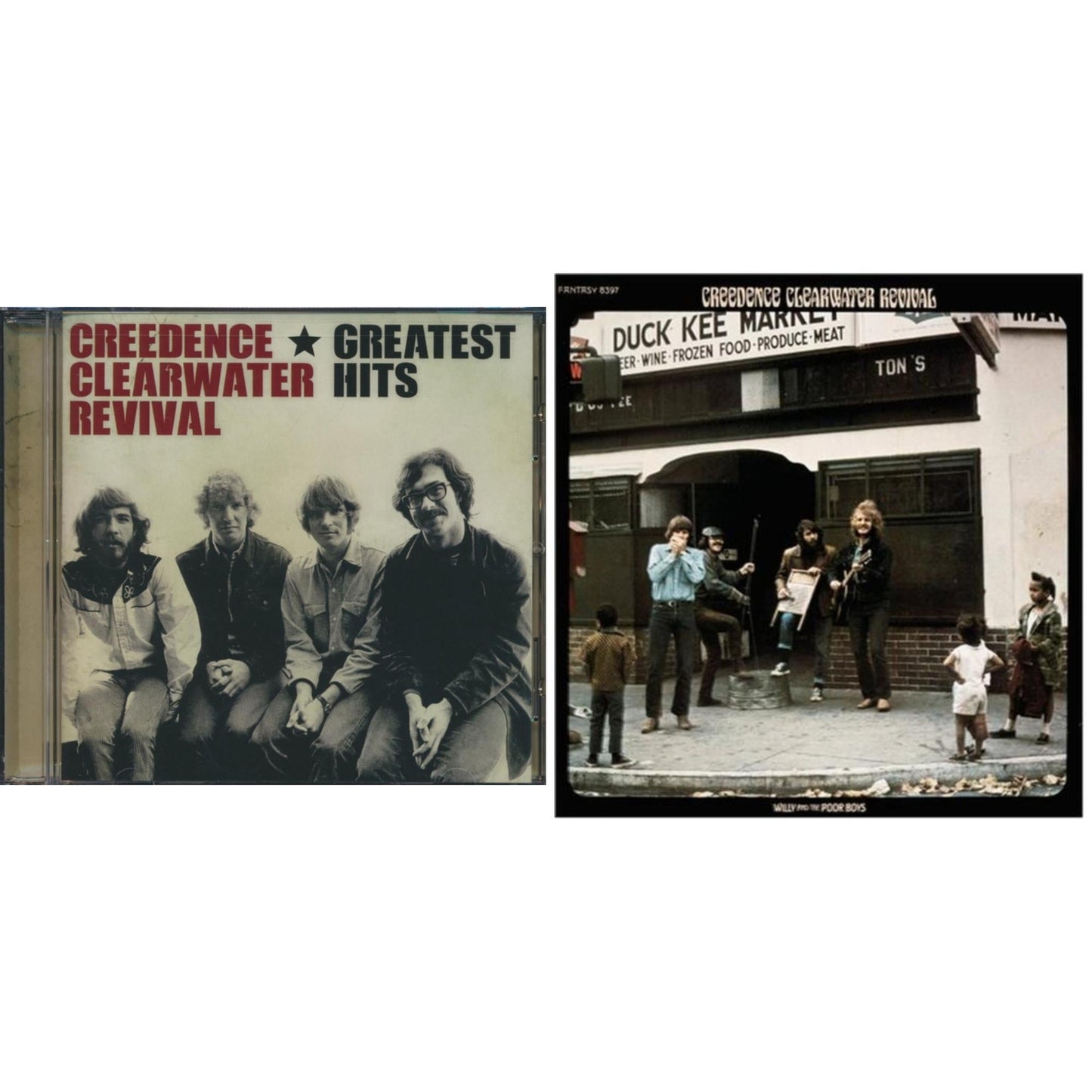 This is a 2 CD SKU bundle.
1.This CD is brand new.Format: CDMusic Style: Classic RockThis item's title is: Greatest HitsArtist: Creedence Clearwater RevivalLabel: FANTASYBarcode: 888072355002Release Date: 4/29/2014
2.This CD is brand new.