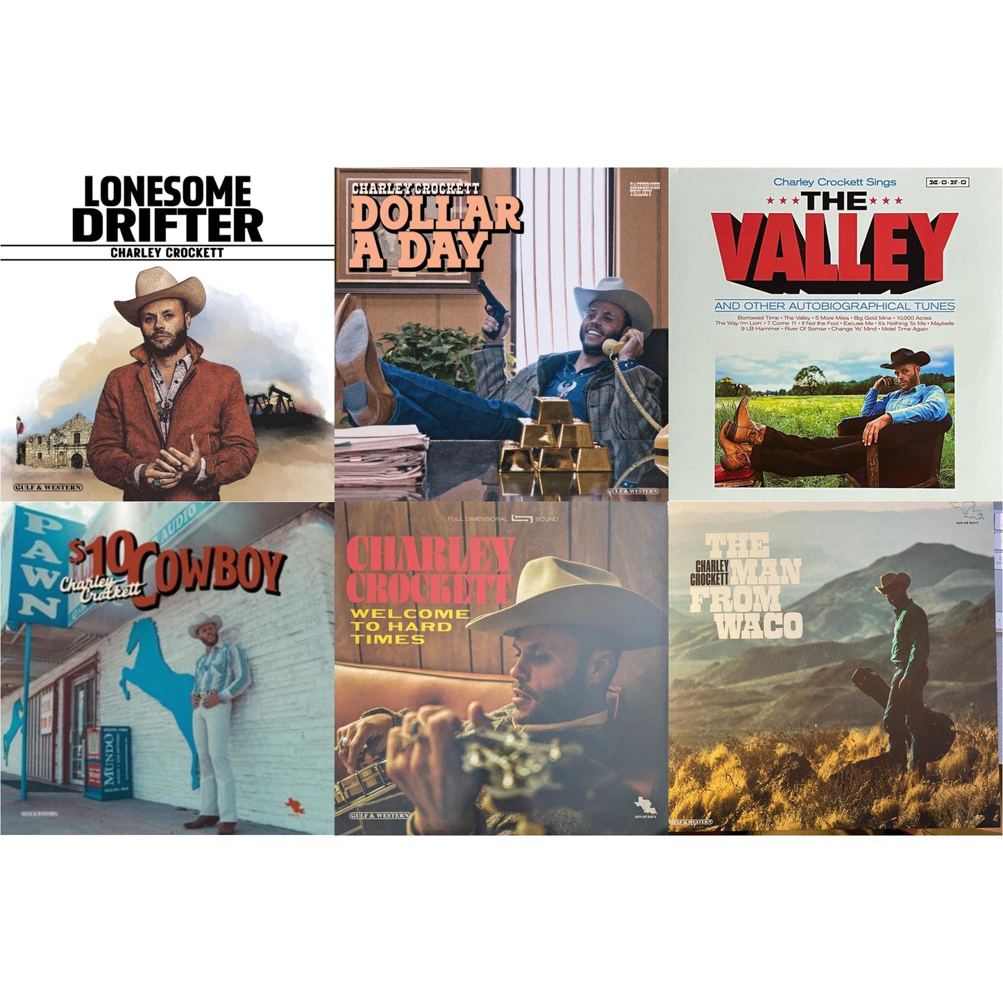 Lonesome Drifter (180G) & Dollar A Day & Valley & $10 Cowboy & Welcome To Hard Times & Man From Waco
