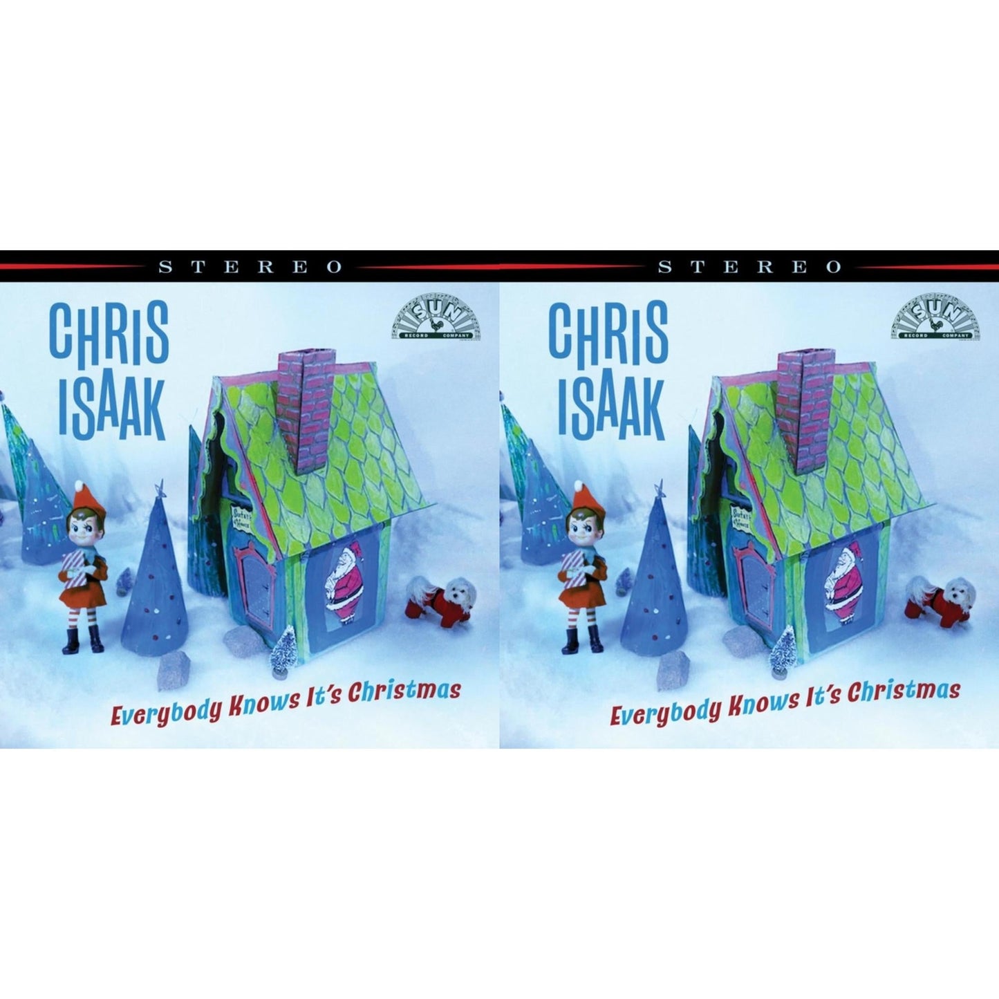 Everybody Knows It's Christmas (Candy Floss Colored LP Vinyl) & Everybody Knows It's Christmas (Deluxe) (Spring Green/Bone White Swirl LP Vinyl)