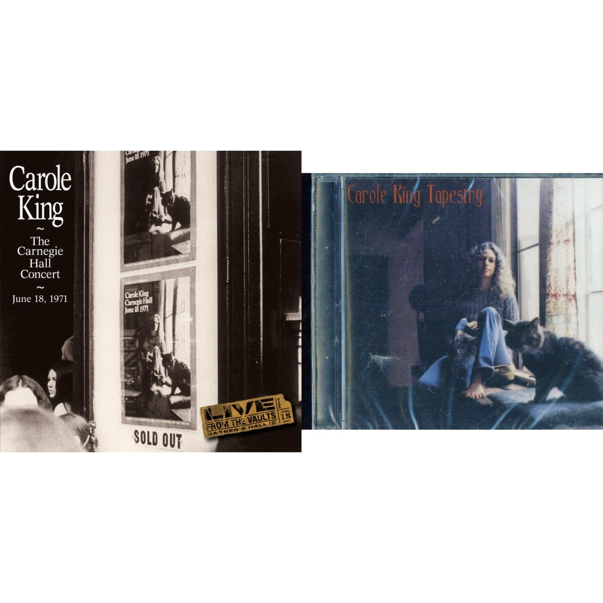 This is a 2 CD SKU bundle.
1.This CD is brand new.Format: CDThis item's title is: Carnegie Hall Concert June 18 1971Artist: Carole KingBarcode: 886972409023Release Date: 2/5/2008
2.This CD is brand new.