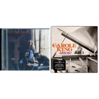 This is a 2 CD SKU bundle.
1.This CD is brand new.Format: CDMusic Style: Folk RockThis item's title is: TapestryArtist: Carole KingLabel: LEGACYBarcode: 074646585023Release Date: 5/25/1999
2.This CD is brand new.