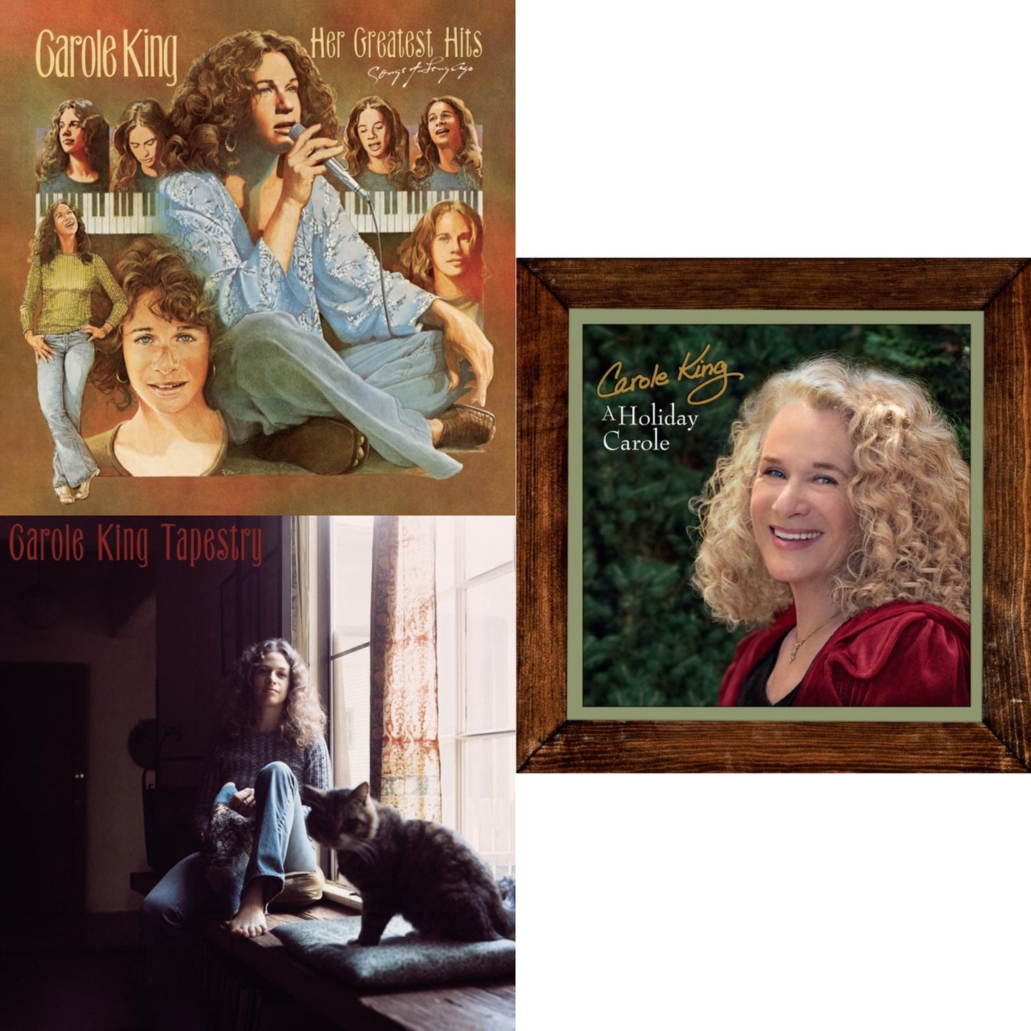 Her Greatest Hits: Songs Of Long Ago (140G/Dl Code) & Tapestry & Holiday Carole