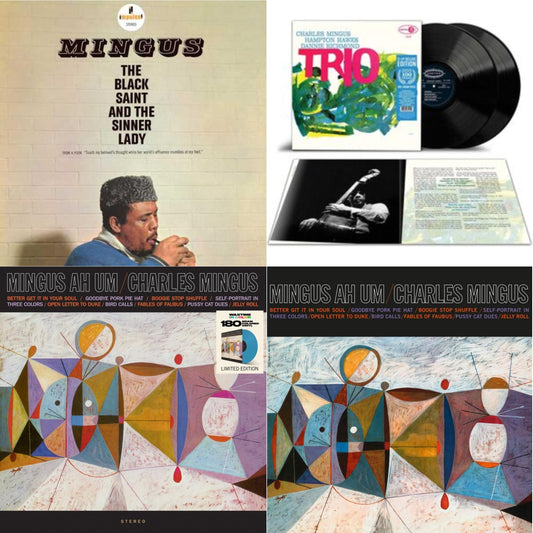 Black Saint & Sinner Lady & Mingus Three (Feat. Hampton Hawes & Danny Richmond) (2LP) & Ah Hum (Limited/180G/Solid Blue LP Vinyl) & Mingus Ah Um (Blue LP Vinyl)
