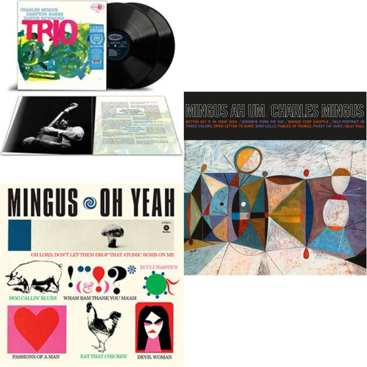 Mingus Three (Feat. Hampton Hawes & Danny Richmond) (2LP) & Oh Yeah (180G/Dmm/Bonus Track) & Mingus Ah Um (Blue LP Vinyl)