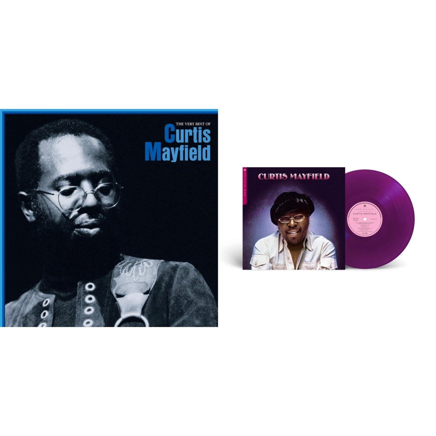 This is a 2 LP Vinyl SKU bundle.
1.This LP Vinyl is brand new.Format: LP VinylThis item's title is: Now Playing (Grape LP Vinyl) (Syeor)Artist: Curtis MayfieldBarcode: 081227817800Release Date: 1/26/2024
2.This LP Vinyl is brand new.