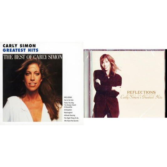 This is a 2 CD SKU bundle.
1.This CD is brand new.Format: CDMusic Style: Soft RockThis item's title is: Best Of ...Artist: Carly SimonLabel: Rock/PopBarcode: 095483046027Release Date: 5/11/1991
2.This CD is brand new.