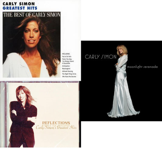 This is a 3 CD SKU bundle.
1.This CD is brand new.Format: CDMusic Style: Soft RockThis item's title is: Best Of ...Artist: Carly SimonLabel: Rock/PopBarcode: 095483046027Release Date: 5/11/1991
2.This CD is brand new.