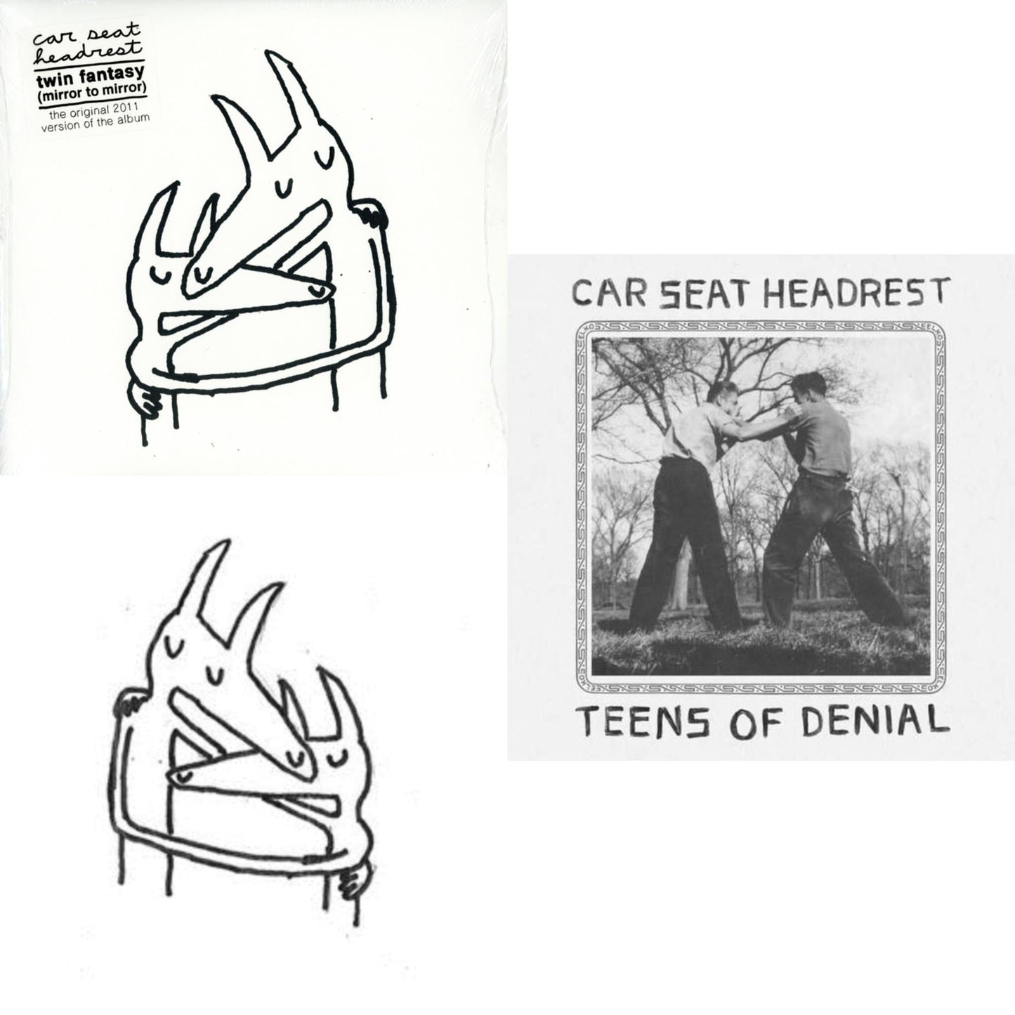 Teens Of Denial & Twin Fantasy & Twin Fantasy (Mirror To Mirror) (White LP Vinyl)