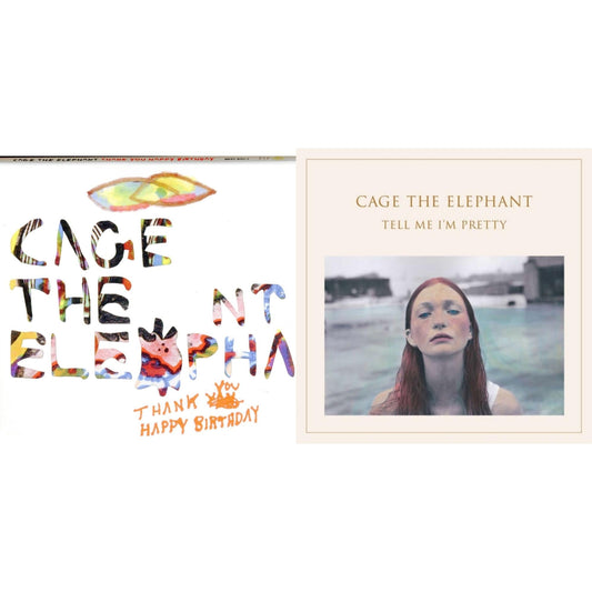 This is a 2 CD SKU bundle.
1.This CD is brand new.Format: CDMusic Style: Alternative RockThis item's title is: Thank You Happy BirthdayArtist: Cage The ElephantLabel: LEGACYBarcode: 886978142122Release Date: 1/11/2011
2.This CD is brand new.