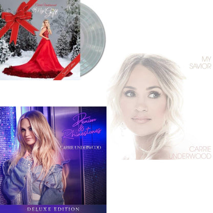 This is a 3 LP Vinyl SKU bundle.
1.This LP Vinyl is brand new.Format: LP VinylMusic Style: CountryThis item's title is: My Gift (Special Edition) (Crystal Clear Vinyl/2LP)Artist: Carrie UnderwoodLabel: CAPITOL NASHVILLEBarcode: 602435968704Release Date: 11/5/2021
2.