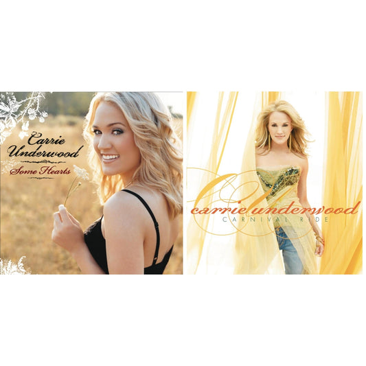 This is a 2 CD SKU bundle.
1.This CD is brand new.Format: CDMusic Style: Country RockThis item's title is: Some HeartsArtist: Carrie UnderwoodLabel: LEGACYBarcode: 828767119724Release Date: 11/15/2005
2.This CD is brand new.