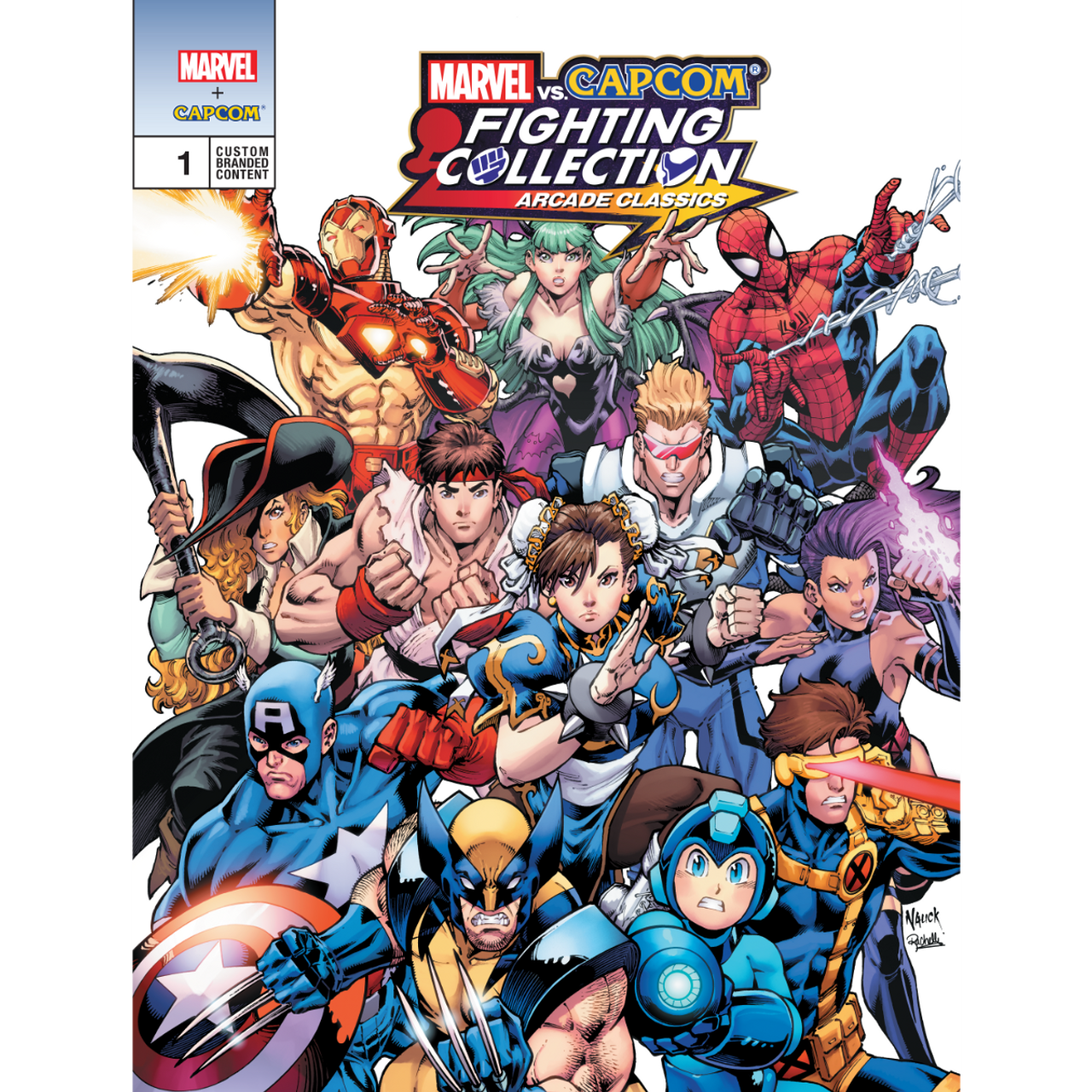 This is brand new.Marvel vs Capcom Fighting Collection: Arcade Classics and receive an exclusive comic. While supplies last.
MARVEL vs.