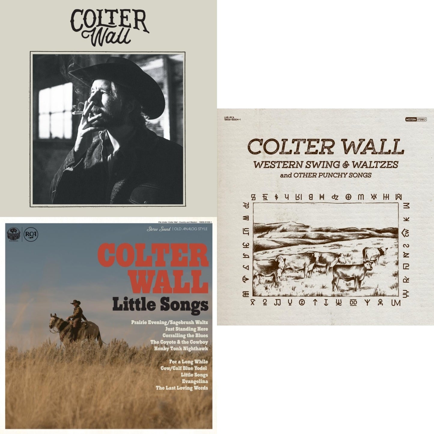 Little Songs & Colter Wall (Red LP Vinyl) & Western Swing & Waltzes (Red LP Vinyl)