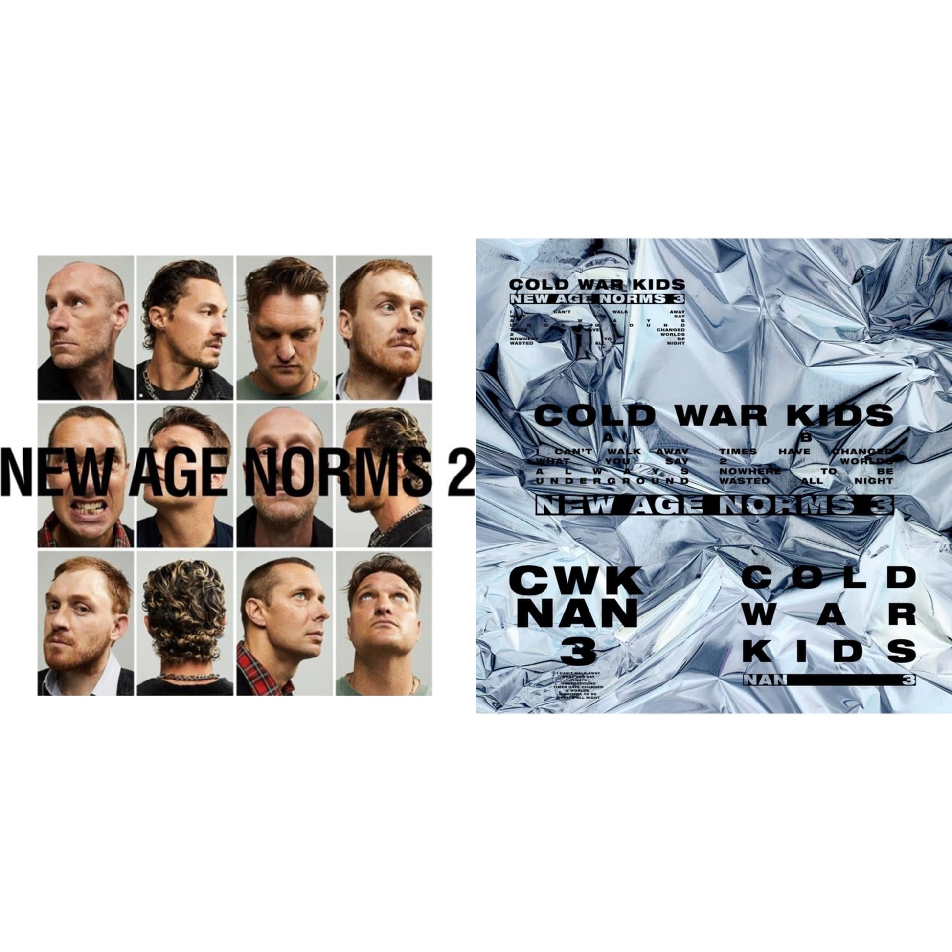 This is a 2 LP Vinyl SKU bundle.
1.This LP Vinyl is brand new.Format: LP VinylThis item's title is: New Age Norms 3Artist: Cold War KidsLabel: CWKTWO CORP.Barcode: 5056167164852Release Date: 7/25/2022
2.This LP Vinyl is brand new.