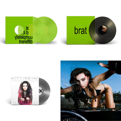 Brat & It's Completely Different (2LP/Brat Green Vinyl) & Brat (Black Ice LP Vinyl) & True Romance Original Angels Repress & Crash