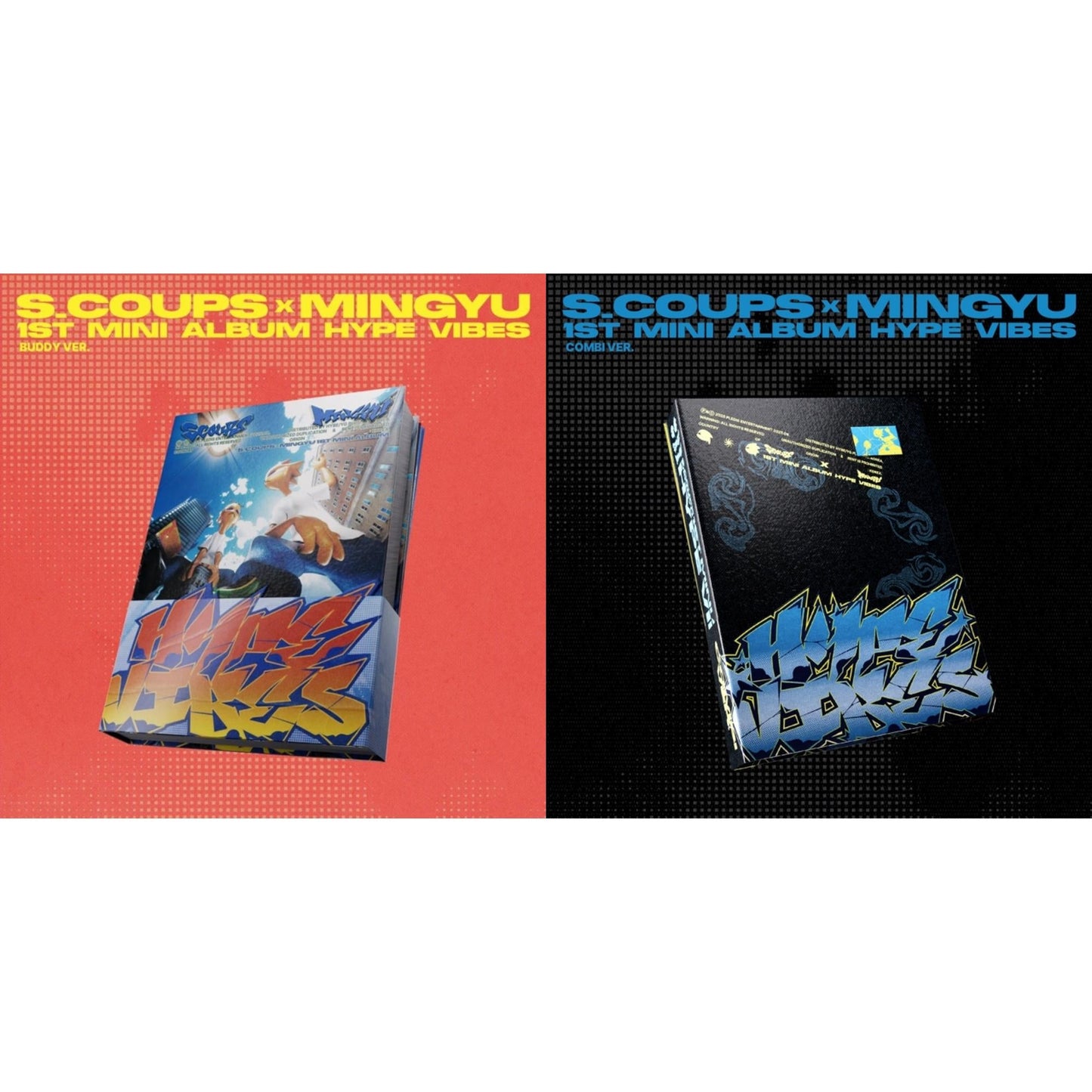 Cxm (1St Mini Album Hype Vibes) (Buddy Ver.) & Cxm (1St Mini Album Hype Vibes) (Combi Ver.)