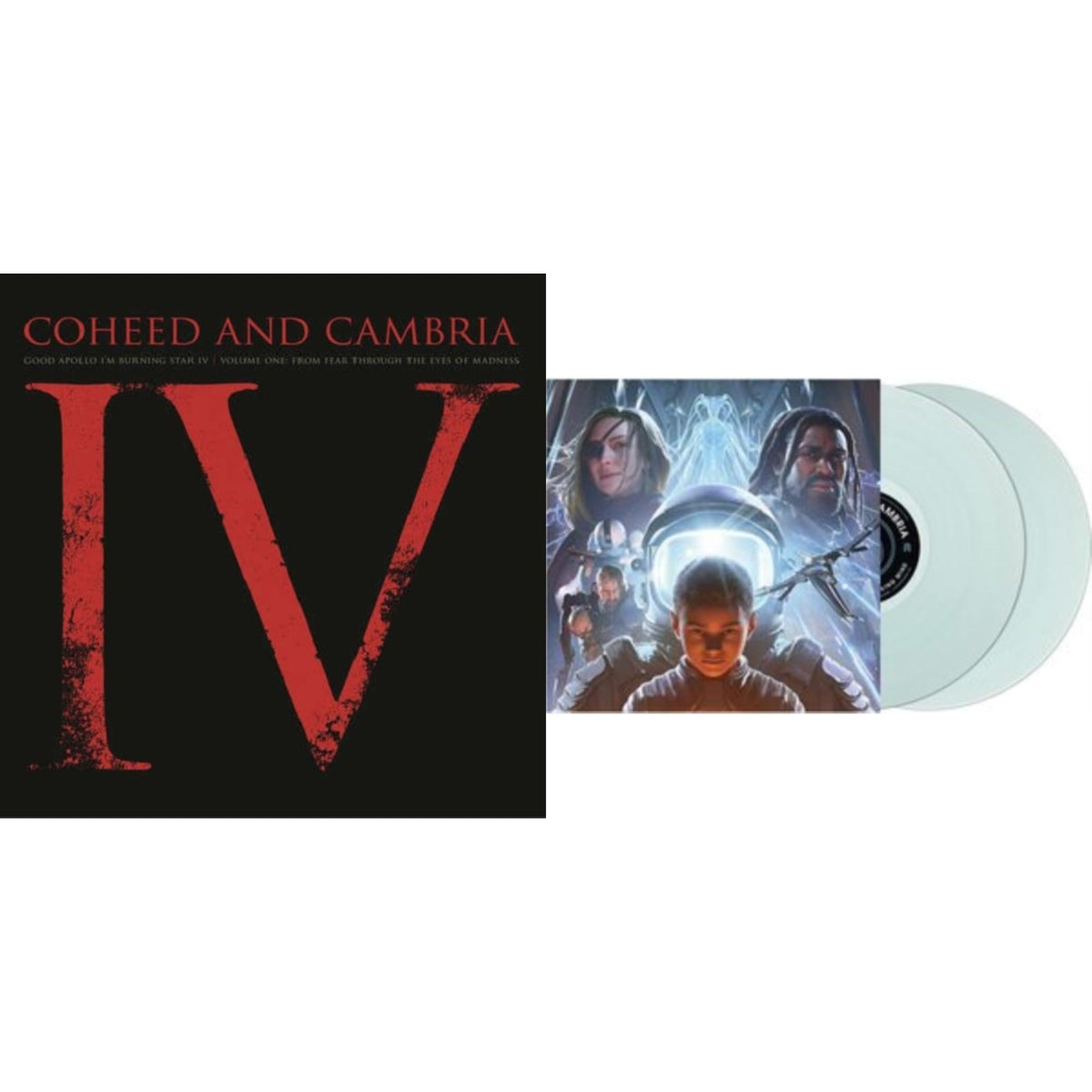 Coheed & Cambria - Vaxis Ii: A Window Of The Waking Mind (Transparent Electric Blue Vinyl/2LP) & Good Apollo I'm Burning Star Iv Vol.1: From Fear Through The Eyes Of Madness (2LP/150G/Dlcard)
