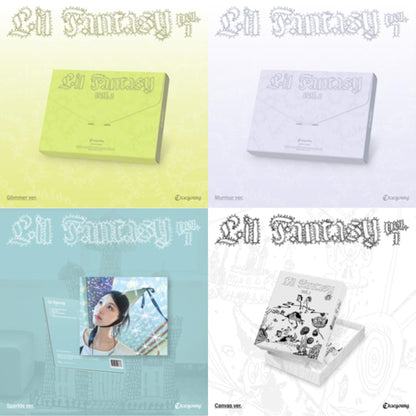 Lil Fantasy Vol.1 (Glimmer Ver.) & Lil Fantasy Vol.1 (Murmur Ver.) & Lil Fantasy Vol.1 (Sparkle Ver.) & Lil Fantasy Vol.1 (Canvas Ver.)