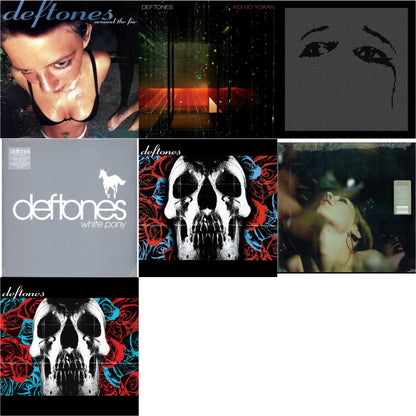 This is a 7 LP Vinyl SKU bundle.
1.This LP Vinyl is brand new.Format: LP VinylMusic Style: Melodic HardcoreThis item's title is: DeftonesArtist: DeftonesLabel: MaverickBarcode: 093624835011Release Date: 1/17/2012
2.This LP Vinyl is brand new.