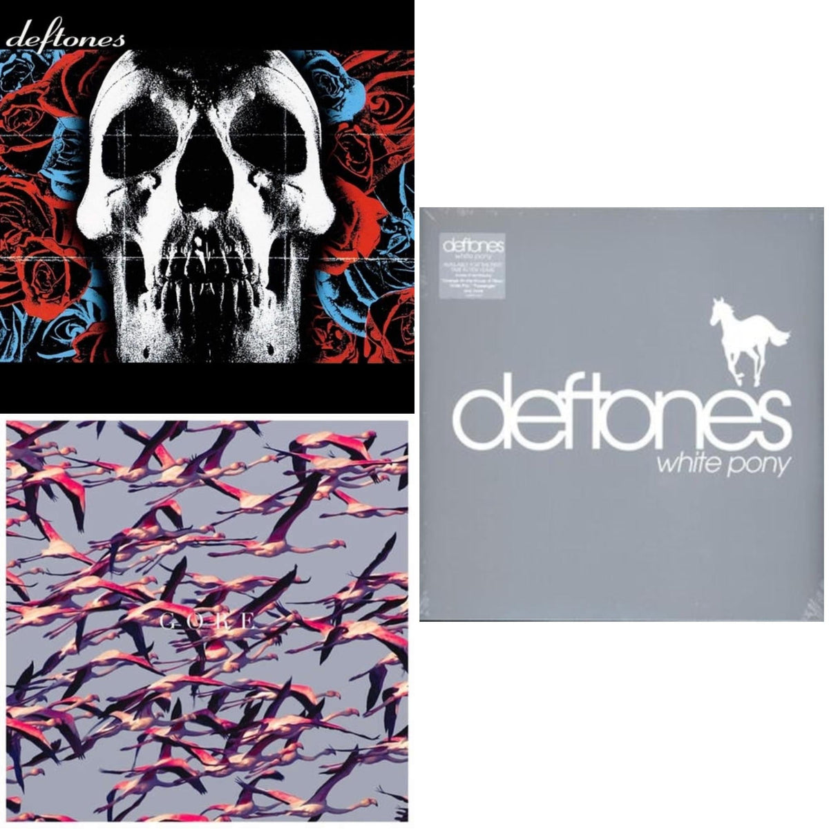Deftones & Gore (White LP Vinyl) & White Pony