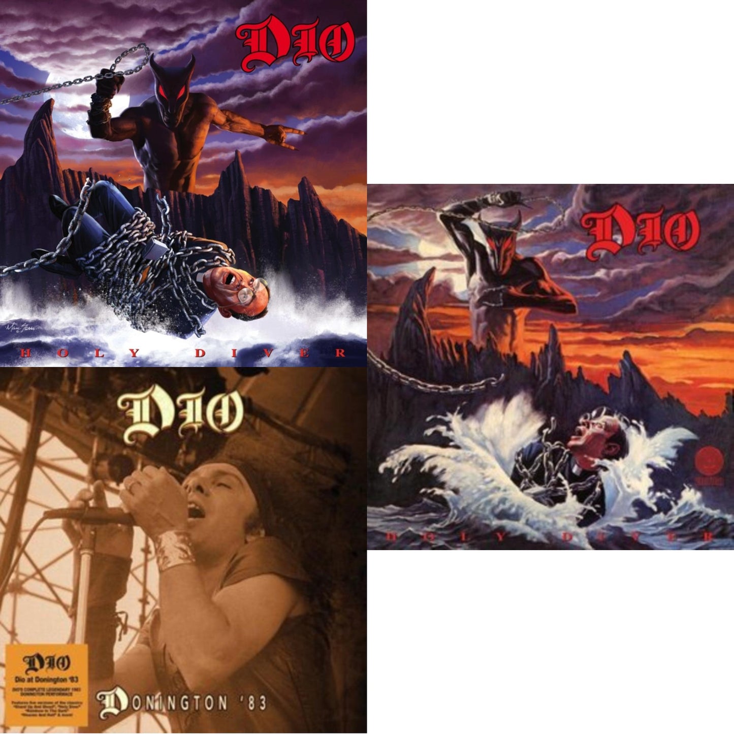 This is a 3 LP Vinyl SKU bundle.
1.This LP Vinyl is brand new.Format: LP VinylMusic Style: Heavy MetalThis item's title is: Holy Diver (Joe Barresi Remix Edition) (2LP)Artist: DioLabel: Warner RecordsBarcode: 603497844654Release Date: 7/8/2022
2.This LP Vinyl is brand new.
